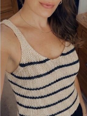 Garage Striped Knit Tank